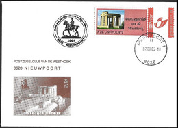 FDC - DUOSTAMP° / MYSTAMP - Club Philatélique Du / Postzegelclub Van De - Westhoek - Albert I - Nieuwpoort - Brieven En Documenten