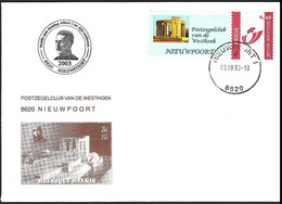 FDC - DUOSTAMP° / MYSTAMP - Club Philatélique Du / Postzegelclub Van De - Westhoek - Albert I - Nieuwpoort - Lettres & Documents