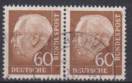 BRD 1956 MiNr.: 262 O Waagerechtes Paar - Used Stamps