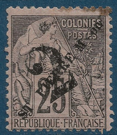 Colonies ST Pierre & Miquelon N°46e* 2c Sur 25c Noir Variété Sans Tiret Entre ST & Pierre Signé CALVES - Unused Stamps