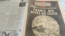 LIBERATION / MORT HERGE TINTIN - General Issues