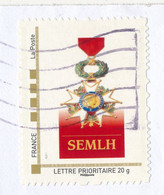 Timbre Personnalisé Prio "Légion D'Honneur" Oblit 2009 Sur Enveloppe 11cm X 22 Cm - Autres & Non Classés