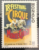 Monaco 1994, Poste, N° 1923, Timbre Splendide, Neuf, Luxe, Aucune Charnière - Unused Stamps
