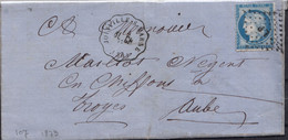Frankreich Klassik-Alter Brief -Ceres 1871-3 - 1870 Siège De Paris