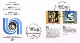 [B0369.A] Naciones Unidas 1983. FDC Derechos Humanos (NS) - Covers & Documents