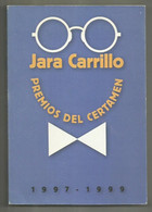 LIBRO Premios Del Certamen Jara Carrillo, 1997-1999 - VV. AA.  Autor: VV. AA.Editorial: Ayuntamiento De Alcantarilla 20 - Poesía
