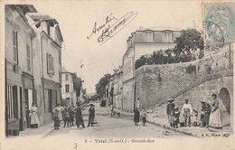 TRIEL GRANDE RUE 1905 - Triel Sur Seine