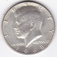 Etats-Unis. Half Dollar 1968 D Denver. Kennedy.  En Argent - 1964-…: Kennedy