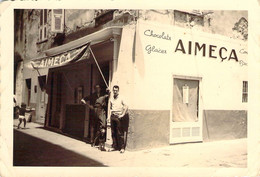 Photo Non Située Certainement Afrique Du Nord Du Magasin De Chocolats Et Glaces Aimeça Confiserie Et Biscuits - Afrique