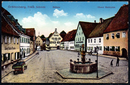 F7118 - Gräfenberg - Markt Rathaus - Brunnen - M. Ringel - Metz - Forchheim
