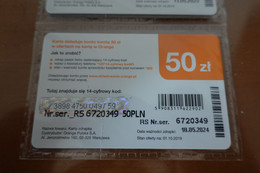 Logo Orange, Poland - 50zl - Perfect - Expiry Date 18.05.2024 - Poland