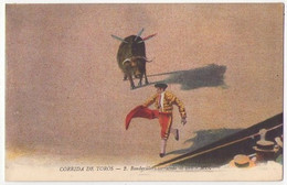 (Corrida) 013, MD 2, Corrida De Toros, Banderillero Corriendo Al Toro - Corrida