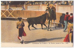 (Corrida) 022, MD 6, Corrida De Toros, Picador Picando Et Toro - Corrida