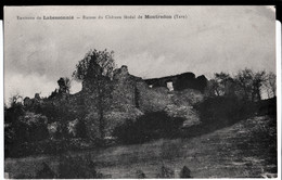 Environs De Labessonnié. Ruines Du Château Féodal De Montredon. De Marie à Sa Soeur Mme Boulade à Quincy Voisins. 1931. - Montredon Labessonie