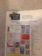 Nutmeg Stamp Sales Auction 144. 2007 United States, British, European Stamps 390 Pgs - Catalogues For Auction Houses
