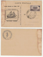 France // Martinique // Marcophilie // Carte De La Journée Du Timbre 1947 à Fort-de-France - Covers & Documents