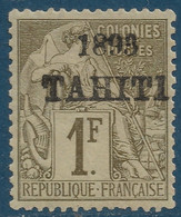 Colonies TAHITI N°30* 1fr Olive Tres Frais TTB Signé Calves & SCHELLER - Nuevos