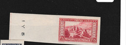 Monaco > N°128 NON DENTELE N.S.C  BORD DE FEUILLE - Unused Stamps