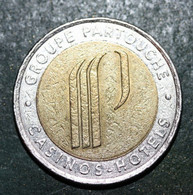 Jeton De 2 Francs Du Casino Partouche "Le Lyon Vert" La Tour De Salvagny - Rhône - French Chips Casino Token - Casino