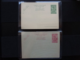 RUANDA-URUNDI (ex Colonia Belga) - 2 Cartoline Postali Nuove Con Risposta Pagata - Inizio '900 + Spese Postali - Postwaardestukken