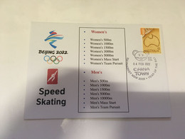 (2 H 54) (Australia) China Beijing Winter Olympic Games - Sport Of Speed Skating - Winter 2022: Peking