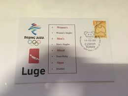 (2 H 54) (Australia) China Beijing Winter Olympic Games - Sport Of Luge - Winter 2022: Peking