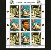 Paraguay 1989 The 20th Anniversary Of Man's First Landing On The Moon，MS MNH - Paraguay