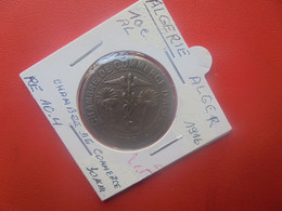 ALGERIE ALGER 10 Centimes 1916 (J.4) - Monetary / Of Necessity