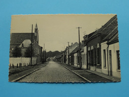 Cruyninghestraat En Kerk SCHOTEN-DEUZELD ( Uitg. A. Huygen ) Anno 19?? ( Zie / Voir Scans ) ! - Schoten