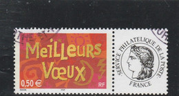 FRANCE 2003 MEILLEURS VOEUX CERES FRANCE YT 3533Aa OBLITERE - Used Stamps