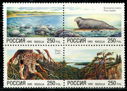 CC2089 Russia 1995 And Finland Lianfa Animal Seaside 4V MNH - Unused Stamps
