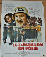 Affiche Originale Film Le Bataillon En Folie JP Marielle  1976  Format 60 X 80 Cm - Affiches & Posters