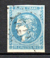 Col27 France Bordeaux N° 45A Oblitéré Cote 130,00 € - 1870 Uitgave Van Bordeaux