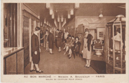 (Carte Commerciale) PARIS . AU BON MARCHE . Maison A. BOUCICAUT . Salon De Coiffure Pour Dames - Magasins