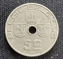 Belgium 1939 - 5 Centiem Maillechort/Jespers VL/FR - Leopold III - Morin 468 - FDC - 5 Cents