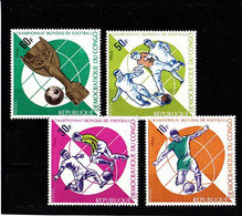 Soccer World Cup 1966 - Football - CONGO - Set 4v MNH - 1966 – Angleterre