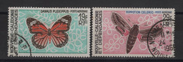 Nouvelle Caledonie - PA N°92 + 93 - Papillon - Cote 10.70€ - Obliteres - Usati