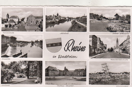 B1105) RHEINE In Westfalen - Tolle S/W AK Ibbenbürenerstraße - Schwimmbad - Gottesgabe Hospital Bahnhofstraße - Rheine