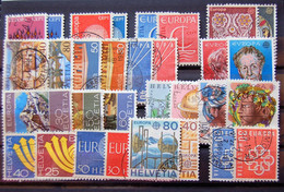 Suisse - Lot Europa - 15 Series Différentes Oblitérées - Lotti/Collezioni