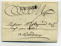 BAYONNE Lenain N°7 / Dept 64 Basses Pyrénnées / 1786 - 1701-1800: Précurseurs XVIII