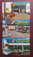 Phonecards Greece  3 Cards Practiker Used 1/2001 Tirage 35 000 - Greece
