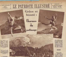 Sport-Patinage Sur Glace-Centenaire De Bertrée-lez-Hannut-Zèbres Dans La Neige-Fête Des Rois à Bruxelles-Janvier-1947 - Sport