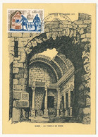 FRANCE => Carte Locale "Journée Du Timbre" 1971 - 30 NIMES - Poste Aux Armées - 27/3/1971 - Storia Postale