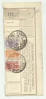 RICEVUTA PACCHI POSTALI 1925 DA MAROSTICA PER  CAMPI BISENZIO - Colis-postaux