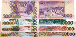 SAINT THOMAS & PRINCE 5000 10000 20000 50000 Dobras P 65 66 67 68 UNC Set Of 4 Banknotes - São Tomé U. Príncipe