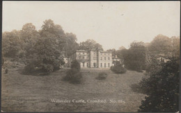 Willersley Castle, Cromford, Derbyshire, 1921 - Lewis RP Postcard - Derbyshire