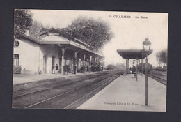 Charmes (88)  La Gare ( Chemin De Fer Train 51397) - Charmes