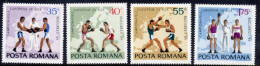 ROMANIA 1969 European Boxing Championships Set MNH / **   Michel 2767-70 - Neufs