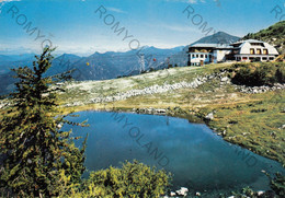 CARTOLINA  PIANI DI BOBBIO M.1700,LECCO,LOMBARDIA,STAZIONE DI ARRIVO FUNIVIA,VACANZA,LA NEVE,SCIARE,VIAGGIATA 1974 - Lecco