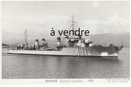 ÉPERVIER, X112, Contre-Torpilleur,1939 - Warships